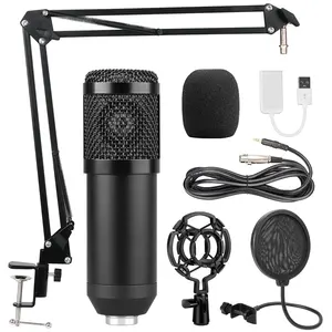 Depusheng A11 Kit mikrofon, profesional rekaman Usb Studio kondenser Kit mikrofon Live Streaming