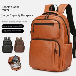 Personalized PU <strong>Leather</strong> School Outdoor Laptop Casual Sports Waterproof Mochila Travel Bagpack Back Pack Backbag <strong>Backpack</strong> Bag