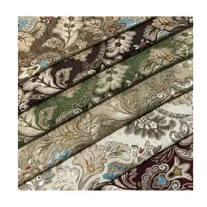 高品质复古装饰锦缎雪尼尔面料，用于沙发提花