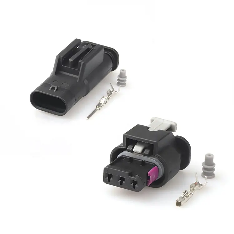 3 Pin Tyco AMP Electronic Automobile Waterproof Connector Auto Connectors and Terminals for Reversing AUDI VW