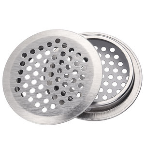 Stainless Steel Ventilation Cover Round Detachable Wall Mount Cabinet Heat Dissipation <b>Hardware</b> Accessory - Product Image 1