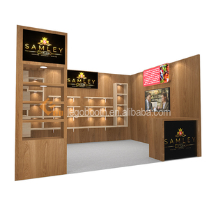 Modular MDF miễn phí-đứng bán lẻ đứng 20x20 hội chợ thương mại hiển thị gian hàng bức tường dễ dàng lắp ráp có thể điều chỉnh thương mại hiển thị thiết bị - Product Image 2