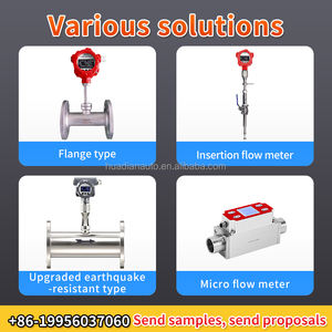 Pengukur Aliran Massa Gas Termal Tipe Flens <span class=keywords><strong>4</strong></span> Inci untuk Kompresor Udara, Gas, dengan Rs485, Bertenaga Baterai, untuk Oksigen, dengan Layar LCD - Product Image 3