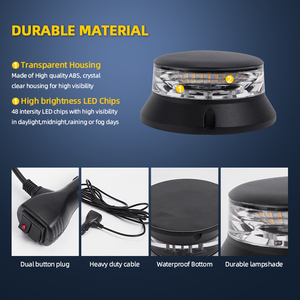 Đèn báo hiệu <span class=keywords><strong>LED</strong></span> gắn nam châm, đèn an toàn, đèn báo hiệu <span class=keywords><strong>LED</strong></span> hai màu xoay - Product Image 5