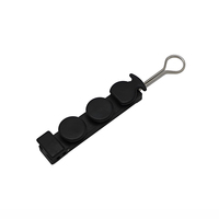 Tendeur de câble en acier de type S, Fixateur plastique FTTH, Fixation de câble de cuir, Fixation de câble à fibre optique, Cale plastique, Ancrage de câble, Pince de poteau
