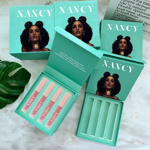 Personalized Liquid Lipstick Set Boxes Printing Your Logo Lipgloss Combo Kit Custom Matte Lip gloss Packaging Box
