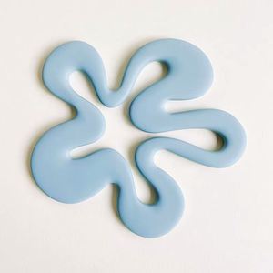 Sous-verres isolants en silicone antidérapants, style nordique et américain, résistants aux hautes températures, motif floral simple et luxueux, vente en gros - Product Image 2