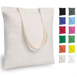 Customized Logo Printed Recycle Plain Organic Cotton Canvas <b>Tote</b> Shopping <b>Bags</b> with <b>Zipper</b> Cotton Canvas <b>Bag</b> - Product Image 4