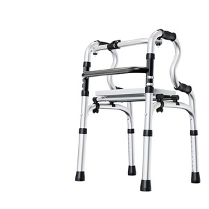 Déambulateur en alliage d'aluminium Hengwan Camp avec siège de douche et double courbure pour personnes âgées - Aide à la mobilité - Product Image 3