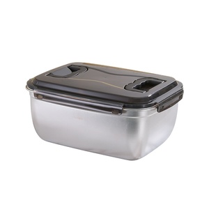 Simple Design Airtight Stainless Steel Food Preservation Box