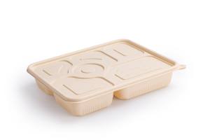 Pulpa de maíz biodegradable, respetuosa con el medio ambiente, contenedores para comida, almuerzo, ensalada, cajas de almacenamiento - Product Image 5