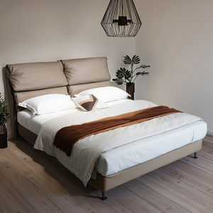 Cama Queen Size de Cuero Auténtico de Diseño Moderno para Dormitorio, Juego de Muebles de Lujo, Estructura de Cama King Size Tipo Loft - Product Image 6