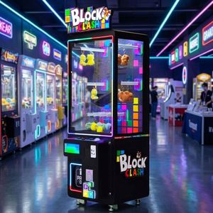 Machine à monnayeur de type Block Clash avec distributeur de figurines, construction métallique, garantie 1 an, prise en charge de la langue anglaise, pour utilisation en salle d'arcade - Product Image 6