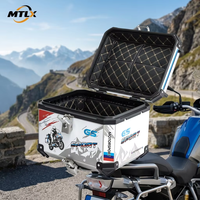 Approvisionnement direct usine – Top case universel 45L pour moto, en aluminium antichoc, avec base à dégagement rapide, pour achat en gros