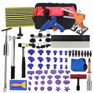 Kit di strumenti per la riparazione di ammaccature da 75 pezzi con strumenti di rivestimento per Auto, estrattore di ammaccature, si apre un estrattore di ponti per ammaccature - Product Image 1