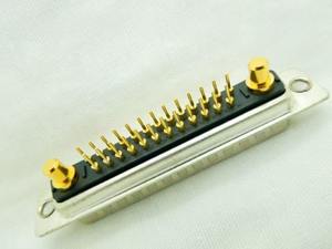 แผ่นเชื่อมแบบงอสำหรับยานยนต์ D-SUB รุ่น Female รองรับกระแสไฟสูง 27W2 10A ขั้วต่อ PCB ทองเหลือง D-SUB25+<span class=keywords><strong>2</strong></span> จากผู้ผลิต - Product Image 6