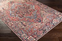 Tapis d'appoint vintage oriental lavable antidérapant, tapis persan pour salon, grand tapis