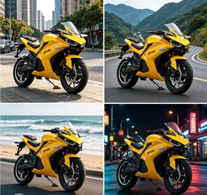 Motocicleta de Dos Ruedas del Mismo Estilo, Nivel de Carreras, Alta Velocidad, para la Calle Nocturna, la Mejor Opción para Citas - Product Image 4