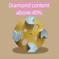 Disque abrasif diamanté TC 4 pouces (100 mm) haute dureté pour machine à poncer les sols époxy, offre spéciale OEM