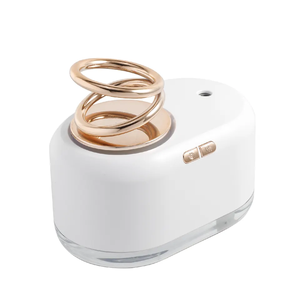 2023 nuevo humidificador para el hogar suspendido doble anillo USB Mini aire humidificador portátil atomizador difusor humidificador de niebla fría - Product Image 6