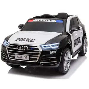AUDI Q5 süper oyuncak binmek-on arabalar için bebek lisanslı sıcak modeli polis güç tekerlek elektrikli binmek 12v oyuncak arabalar çocuklar için sürücü
