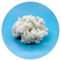 Matériau de rembourrage synthétique isolant en fibres de polyester 100 % recyclées, certifié OEKO-TEX, en fibres courtes creuses conjuguées et enduites de silicone