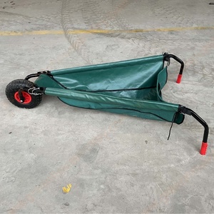 บ้านและสวนสาลี่ง่ายพับลานรถเข็น/โหลดพื้นดินสาลี่พับล้อรถเข็นสวนรถเข็นพับได้ - Product Image 3