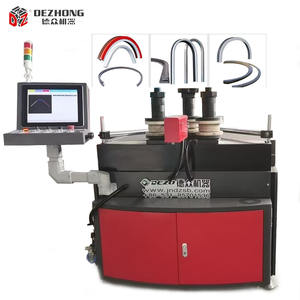 La última máquina dobladora de tubos y tubos <span class=keywords><strong>CNC</strong></span> de 3 ejes para perfiles de aluminio de PVC, acero inoxidable con componentes centrales, motor PLC - Product Image 1