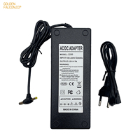 Adaptateur AC/DC 12V avec 120W Power Plug-in LED Light Application PC & ABS Material