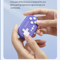 Manette de jeu sans fil ShanWan Q36 en plastique ABS, mini, légère, BT, de poche, MFI, pour téléphone portable Android, iOS, tablette, PC, Windows