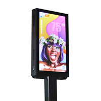P3 p4 pôle led module extérieur 3D LED panneau d'affichage numérique et panneau d'affichage pour la publicité écran LED