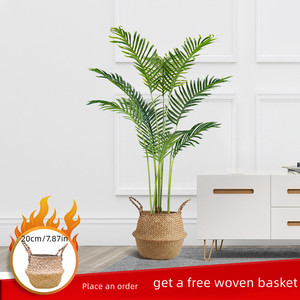Plantes artificielles arbre bonsaï arbre en plastique plantes Pots jardin aménagement paysager moderne fausses plantes intérieur palmier décor à la maison - Product Image 5