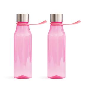 Botella de <span class=keywords><strong>agua</strong></span> de plástico reciclado, productos más vendidos <span class=keywords><strong>2022</strong></span>, venta al por mayor, deportes simples con marcadores de tiempo, sin bpa - Product Image 4