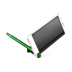 ปากกาพลาสติกสำหรับสไตลัสหน้าจอสัมผัสความกว้างในการเขียน1.0มม. พร้อมที่วางมือถือออกแบบโลโก้ได้ตามต้องการ - Product Image 5