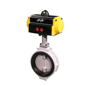 Vanne papillon KITZ à commande pneumatique double effet en alliage d'aluminium avec siège en caoutchouc EPDM DN80 3 pouces JIS10K pour commande urgente COVNA - Product Image 3