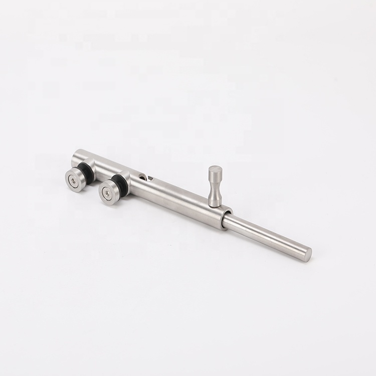 EKOO Modern Stainless Steel Floor Lock Glass Door Stopper Ground Latch For Villa's Swimming Frameless Glass Railing Pool Fence · image 5