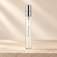 Flacon vaporisateur miniature rechargeable pour échantillon de parfum, 2 ml, 3 ml, 5 ml, 10 ml, en verre transparent avec bouchon à vis