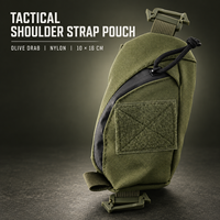 Sac à dos en nylon avec bandoulière et pochette de poitrine, sac Molle pour articles divers
