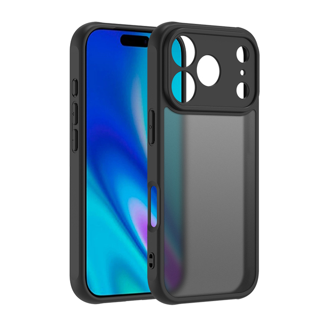 Wholesale Frosted Dirt-Resistant Full Coverage Dustproof TPU+PC Mobile Phone Case for iPhone 17Series 17Promax 17Pro 17Air