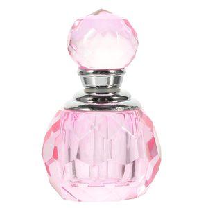 Wholesale <b>Mini</b> Pink Crystal Cow Skulls Striped <b>Perfume</b> <b>Bottle</b> Empty Refillable Scent <b>Bottle</b> Decorative Fragrance Vial - Product Image 1