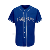 T-shirt vintage en maille sublimé Vêtements de softball vierges Maillot uniforme de baseball en polyester avec logo personnalisé pour hommes