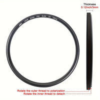Filtre UV ZOMEI 72 mm pour protéger l'objectif de l'appareil photo pour les appareils photo reflex numériques