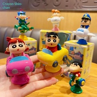 Figurine PVC authentique Crayon Shin-chan Dynamic Dimension, poupée mignonne sculptée à la main, couleur/taille personnalisée, ornement de voiture