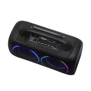 <span class=keywords><strong>NDR</strong></span> <span class=keywords><strong>2</strong></span>*6,5 pulgadas al aire libre inalámbrico Karaoke DJ mochila TWS altavoz RGB LED iluminación portátil fiesta batería correa de hombro - Product Image 3