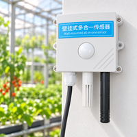Capteur de surveillance environnementale compact avec sonde de CO2, capteur de température, d'humidité et d'éclairement SHT30