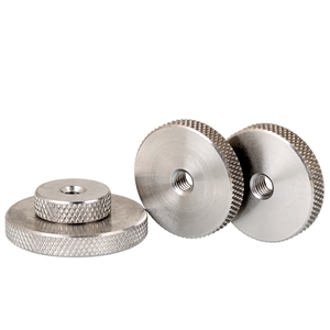 304 Edelstahl Rändelmutter M3 M4 M5 M6 M8 M10 mit großem flachem Griff, verstellbarer Rändelknopf, runder Daumenmutter - Product Image 6