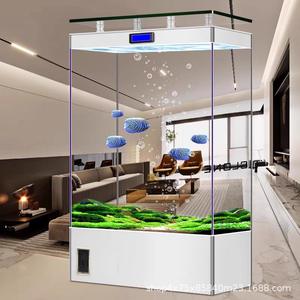 Modèle Ultra White Goldfish Tank Screen Partition Moyen à Grand <span class=keywords><strong>Aquarium</strong></span> écologique à usage domestique Aucun changement d'eau requis - Product Image 3