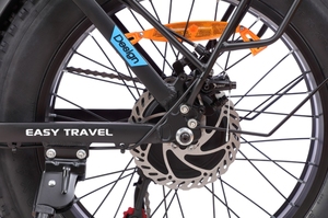 BlJ 500W 12Ah Xe đạp điện với 20 inch Bánh xe chất béo và có thể gập lại phía sau trung tâm động cơ 48V pin lithium cung cấp điện EU kho - Product Image 4