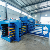 Presse à balles horizontale professionnelle pour papier usagé, machine de pressage hydraulique automatique adaptée aux balles de plusieurs tailles