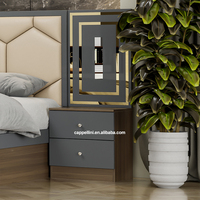 Ensembles de Chambre à Coucher Lit King Size Meubles en Bois Cadre MDF Complet Modernes Simples